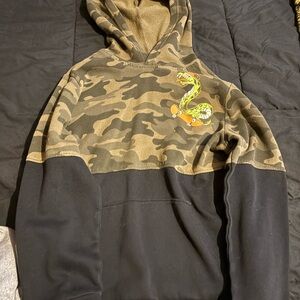 Old Navy Camouflage and Black Kids Hoodie